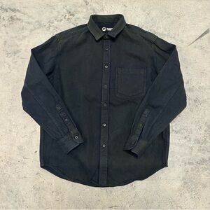 OUTLIER NYC Men's Button Down Shirt Blue Small